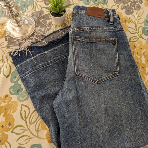 Madewell Denim - Madewell Wide-Leg Crop Jeans